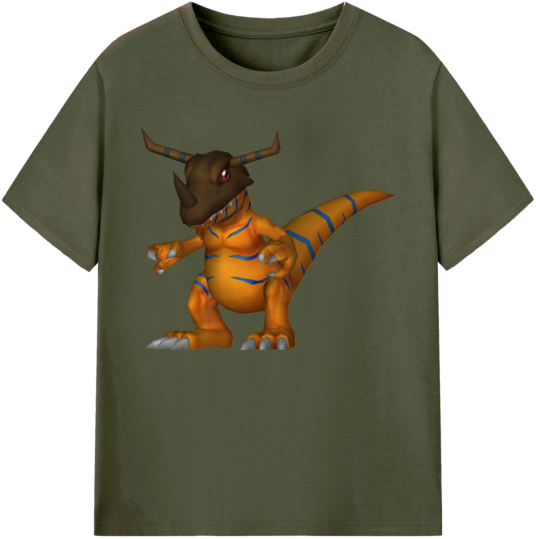 （画像用） Digimon デジタルモンスター/デジモン 綿100％ メンズ半袖Tシャツ｜肌触りやわらか＆通気性